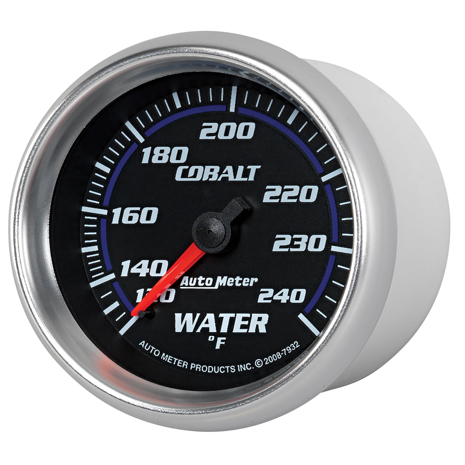 AutoMeter 7932 - GAUGE, WATER TEMP, 2 5/8", 120-240?F, MECHANICAL, COBALT 4