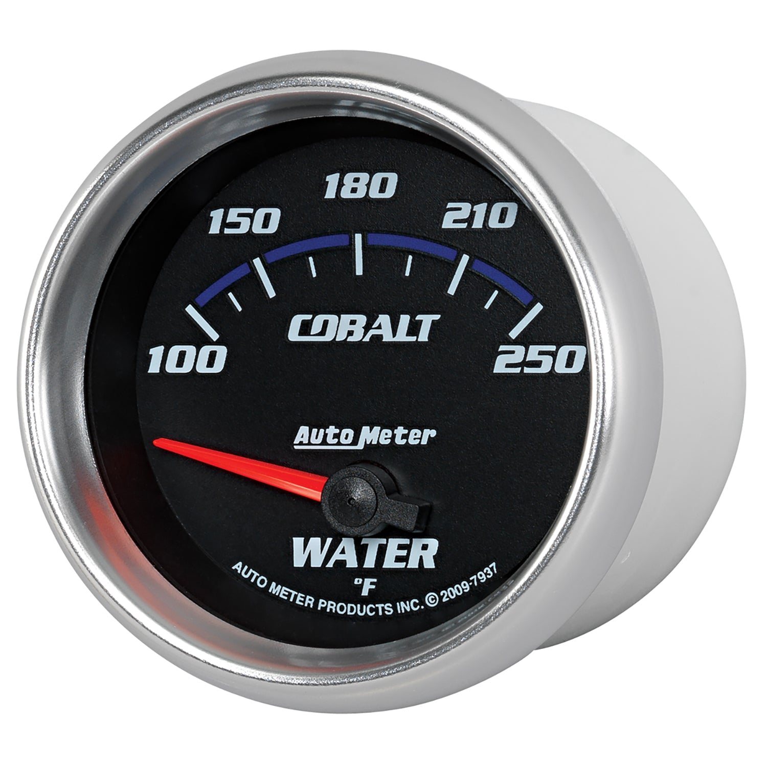 AutoMeter 7937 - GAUGE, WATER TEMP, 2 5/8", 100-250?F, ELECTRIC, COBALT 4