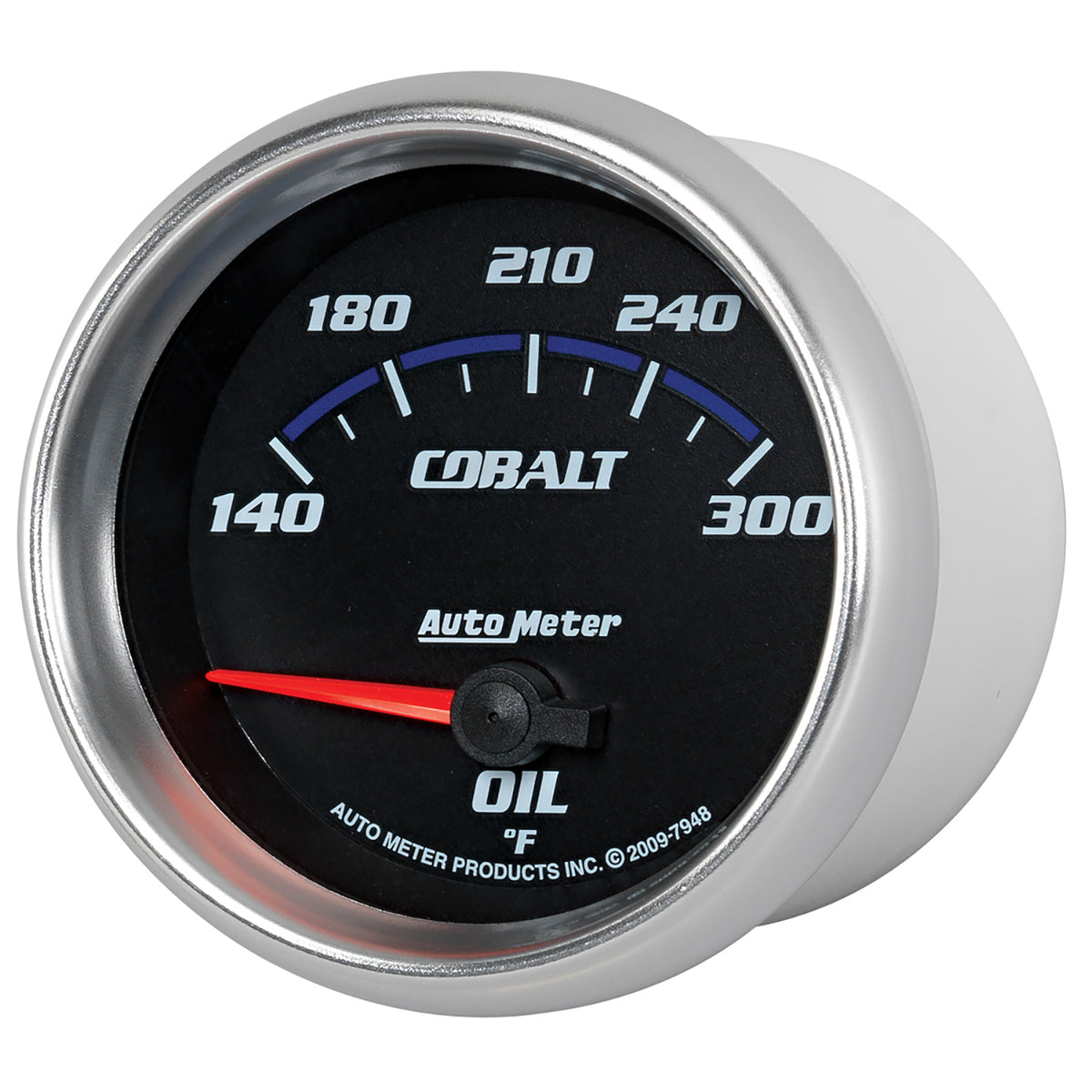 AutoMeter 7948 - GAUGE, OIL TEMP, 2 5/8", 140-300?F, ELECTRIC, COBALT 4
