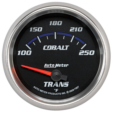 AutoMeter 7957 - GAUGE, TRANSMISSION TEMP, 2 5/8", 100-250?F, ELECTRIC, COBALT 3