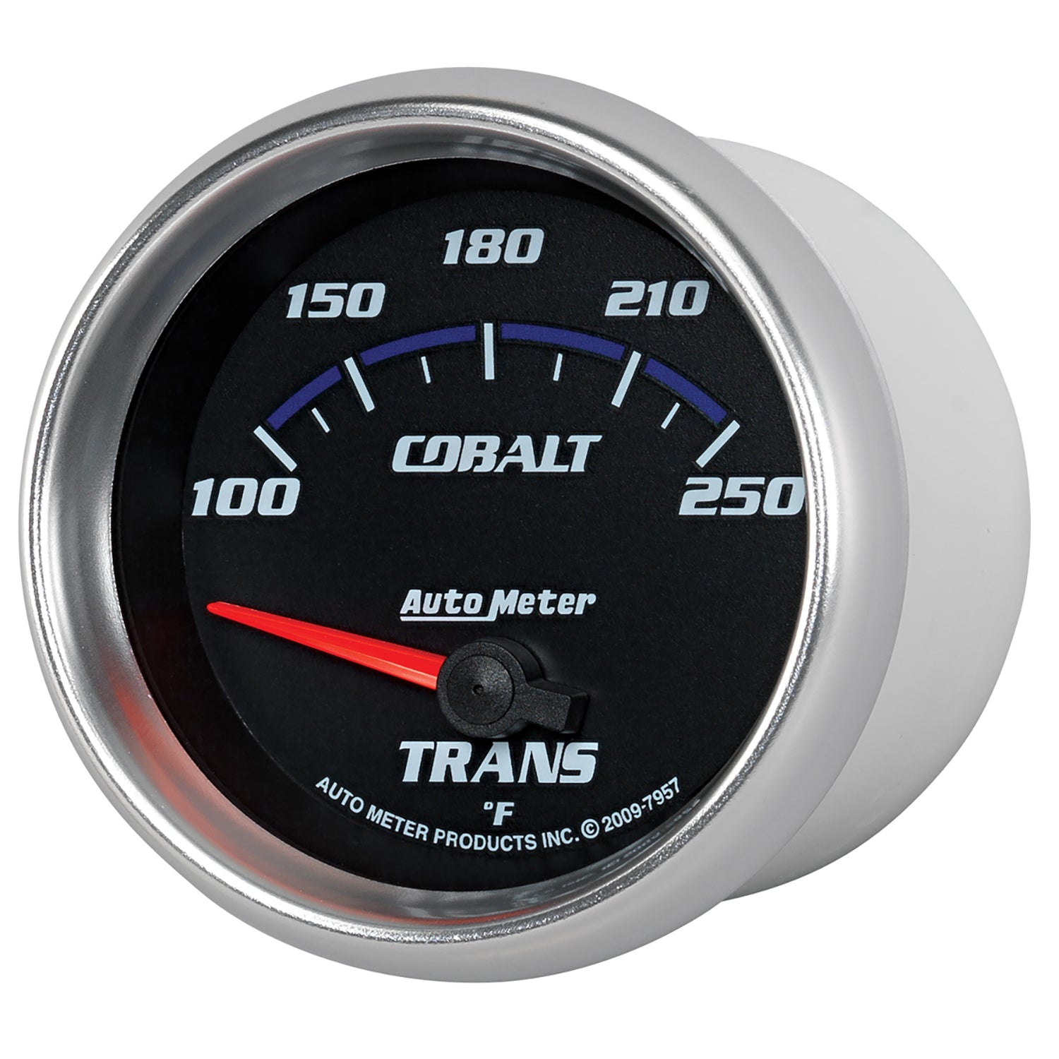 AutoMeter 7957 - GAUGE, TRANSMISSION TEMP, 2 5/8", 100-250?F, ELECTRIC, COBALT 4
