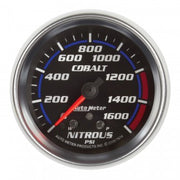 AutoMeter 7974 - GAUGE, NITROUS PRESS, 2 5/8", 1600PSI, STEPPER MOTOR W/ PEAK & WARN, COBALT 4