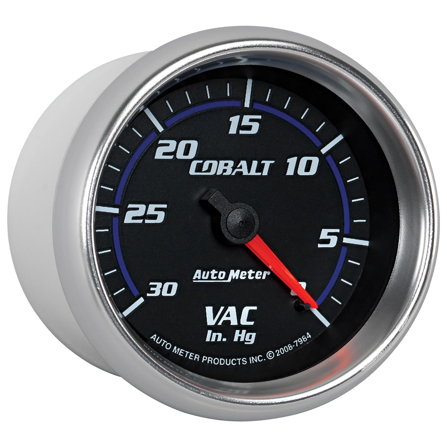 AutoMeter 7984 - GAUGE, VACUUM, 2 5/8", 30INHG, MECHANICAL, COBALT 4