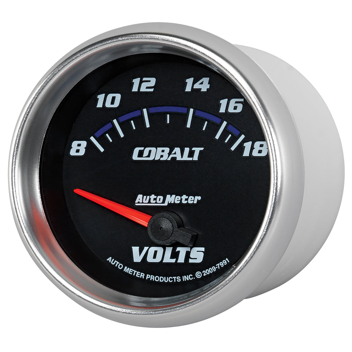 AutoMeter 7991 - GAUGE, VOLTMETER, 2 5/8", 18V, ELECTRIC, COBALT 4