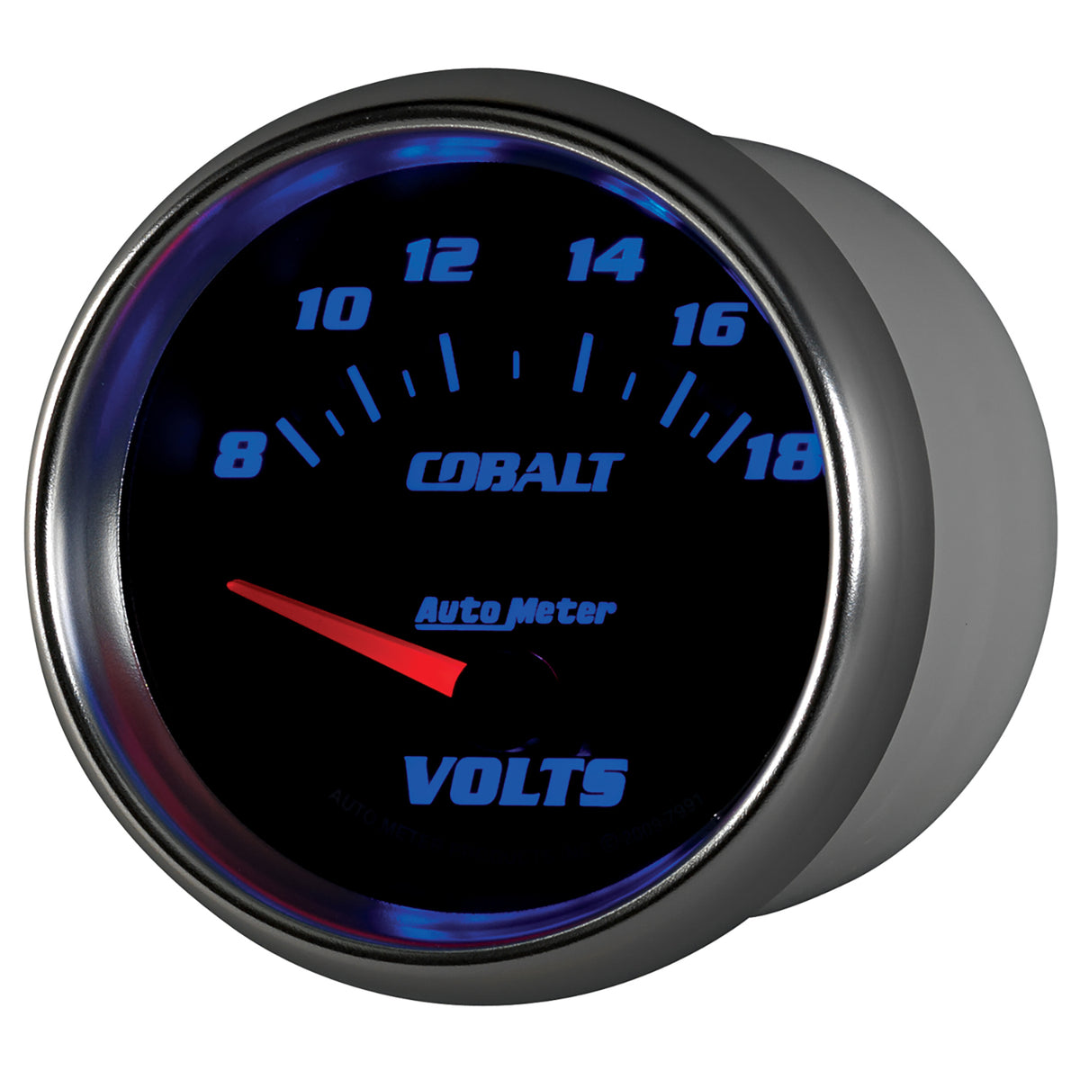 AutoMeter 7991 - GAUGE, VOLTMETER, 2 5/8", 18V, ELECTRIC, COBALT 5