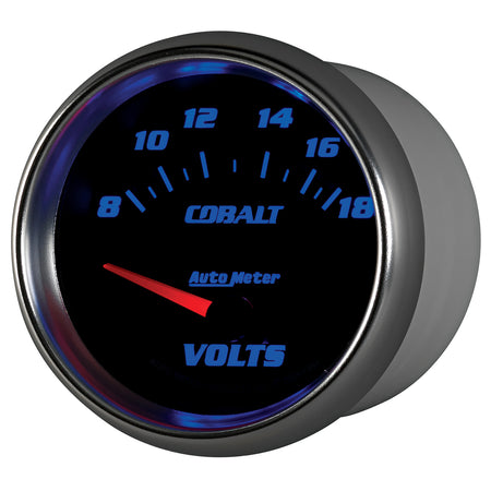 AutoMeter 7991 - GAUGE, VOLTMETER, 2 5/8", 18V, ELECTRIC, COBALT 5