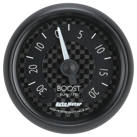 AutoMeter 8001 - GAUGE, VAC/BOOST, 2 1/16", 30INHG-20PSI, MECHANICAL, GT 3