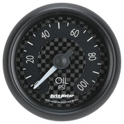 AutoMeter 8021 - GAUGE, OIL PRESS, 2 1/16", 100PSI, MECH, GT 3