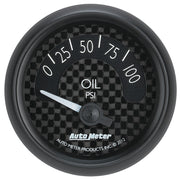 AutoMeter 8027 - GAUGE, OIL PRESS, 2 1/16", 100PSI, ELEC, GT 3
