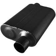 Flowmaster Exhaust Flowmaster 8042543 - 40 Series Chambered Muffler 40 Series Stainless Steel 2.50 Offset In 2.50 Offset Out Aggressive Sound Flowmaster