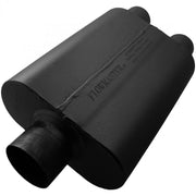 Flowmaster 80430402 - 40 Series Chambered Muffler 40 Series Stainless Steel 3.00 Center In 2.50 Dual Out Aggressive Sound Flowmaster 1
