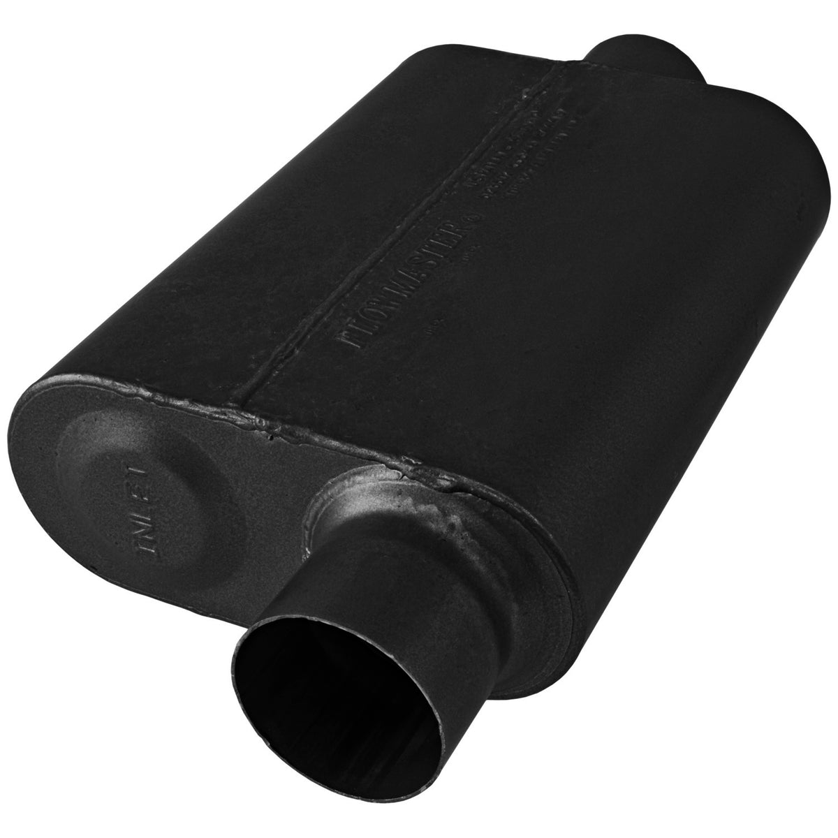 Flowmaster 8043041 - 40 Series Chambered Muffler 40 Series Stainless Steel 3.00 Offset In 3.00 Center Out Aggressive Sound Flowmaster 4