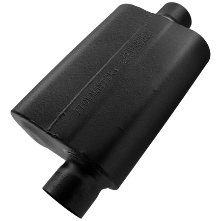 Flowmaster 8043041 - 40 Series Chambered Muffler 40 Series Stainless Steel 3.00 Offset In 3.00 Center Out Aggressive Sound Flowmaster 2