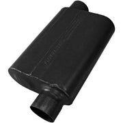 Flowmaster 8043043 - 40 Series Chambered Muffler 40 Series Stainless Steel 3.00 Offset In 3.00 Offset Out Aggressive Sound Flowmaster 2