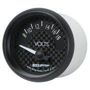 AutoMeter 8092 - GAUGE, VOLTMETER, 2 1/16", 18V, ELEC, GT 4