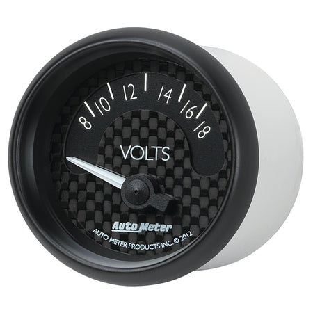 AutoMeter 8092 - GAUGE, VOLTMETER, 2 1/16", 18V, ELEC, GT 4
