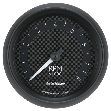 AutoMeter 8097 - GAUGE, TACHOMETER, 3 3/8", 8K RPM, IN-DASH, GT 3