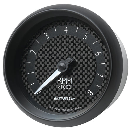 AutoMeter 8097 - GAUGE, TACHOMETER, 3 3/8", 8K RPM, IN-DASH, GT 4
