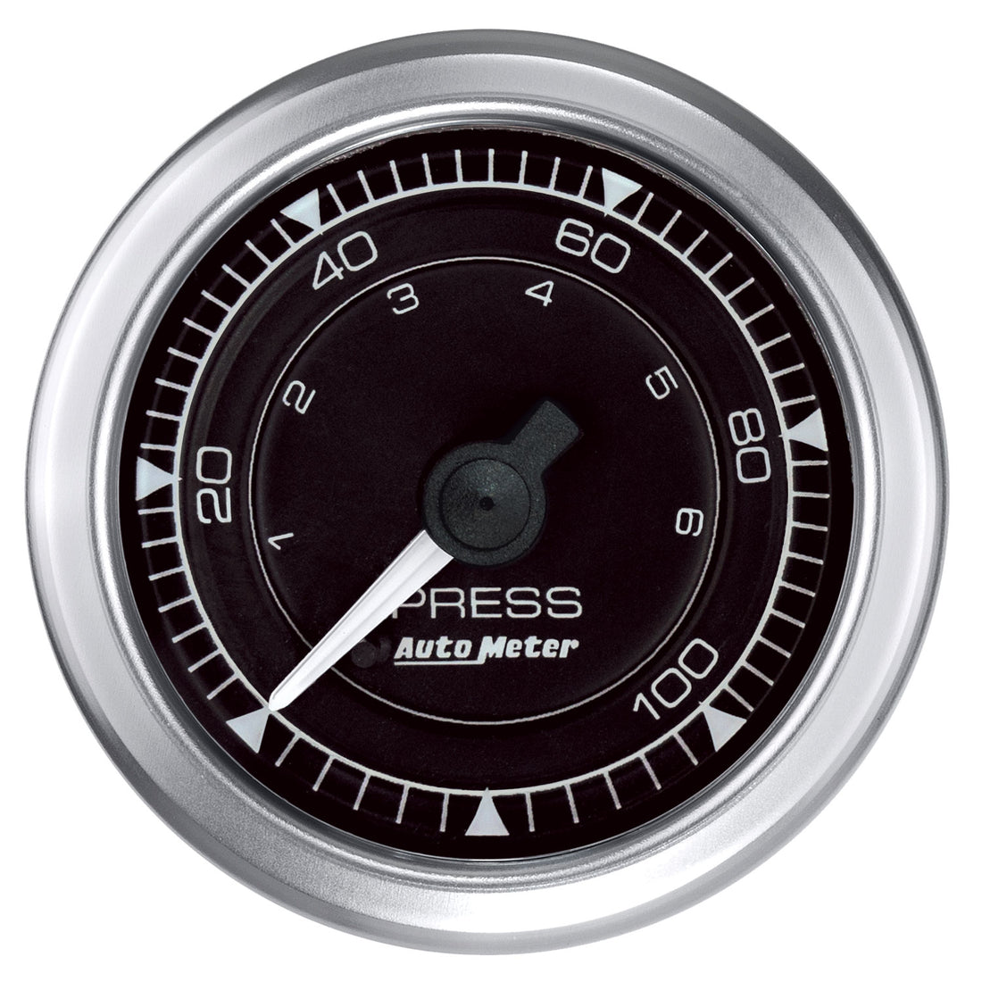 AutoMeter 8121 - GAUGE, PRESS, 2 1/16", 100PSI, MECH,  CHRONO 5