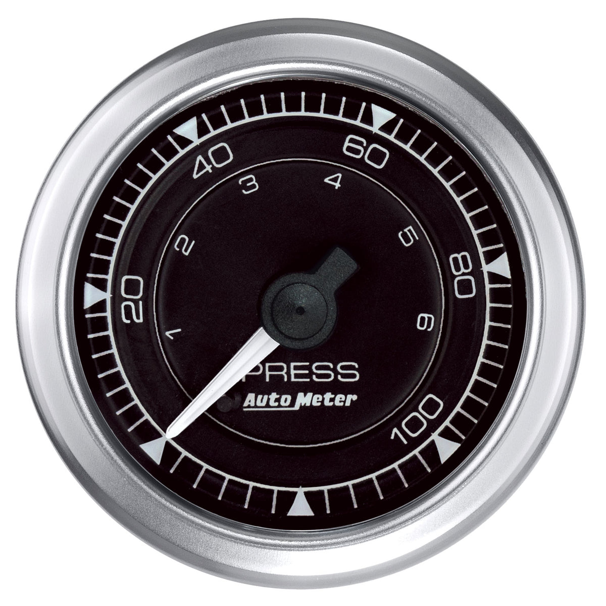 AutoMeter 8121 - GAUGE, PRESS, 2 1/16", 100PSI, MECH,  CHRONO 5