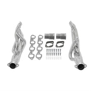 Flowmaster 814114 - Scavenger Series Elite Header Fits 1968-1974 Chevelle/El Camino, 396-502 Bb Engine, V8, Long Tube Headers, 2 Inch Primary, 3-1/2 Inch Ball-Flange Collector, 16 Gauge Tubing, 3/8 Inch Flange, Silver Ceramic Coating, 409S Stainless St... 2