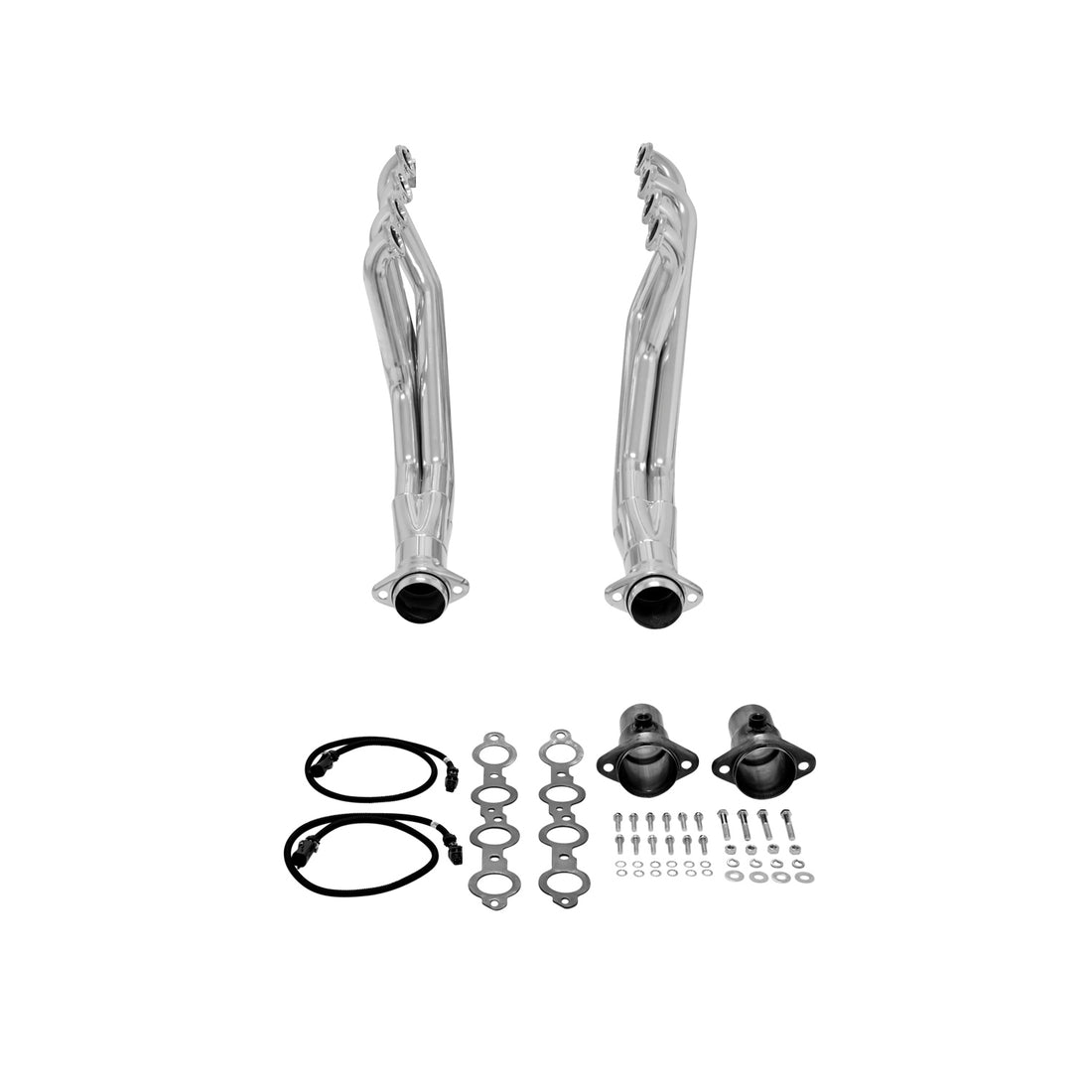 Flowmaster 814116 - Scavenger Series Elite Header Fits 1964-1972 GM A-Body LS1/LS6 SB Engine, V8, Long Tube Headers, 1-3/4 Inch Primary 3 Inch Ball-Flange Collector, 16 Gauge Tubing, 3/8 Inch Flange Silver Ceramic Coating 409S Stainless Steel Flowmaster 3