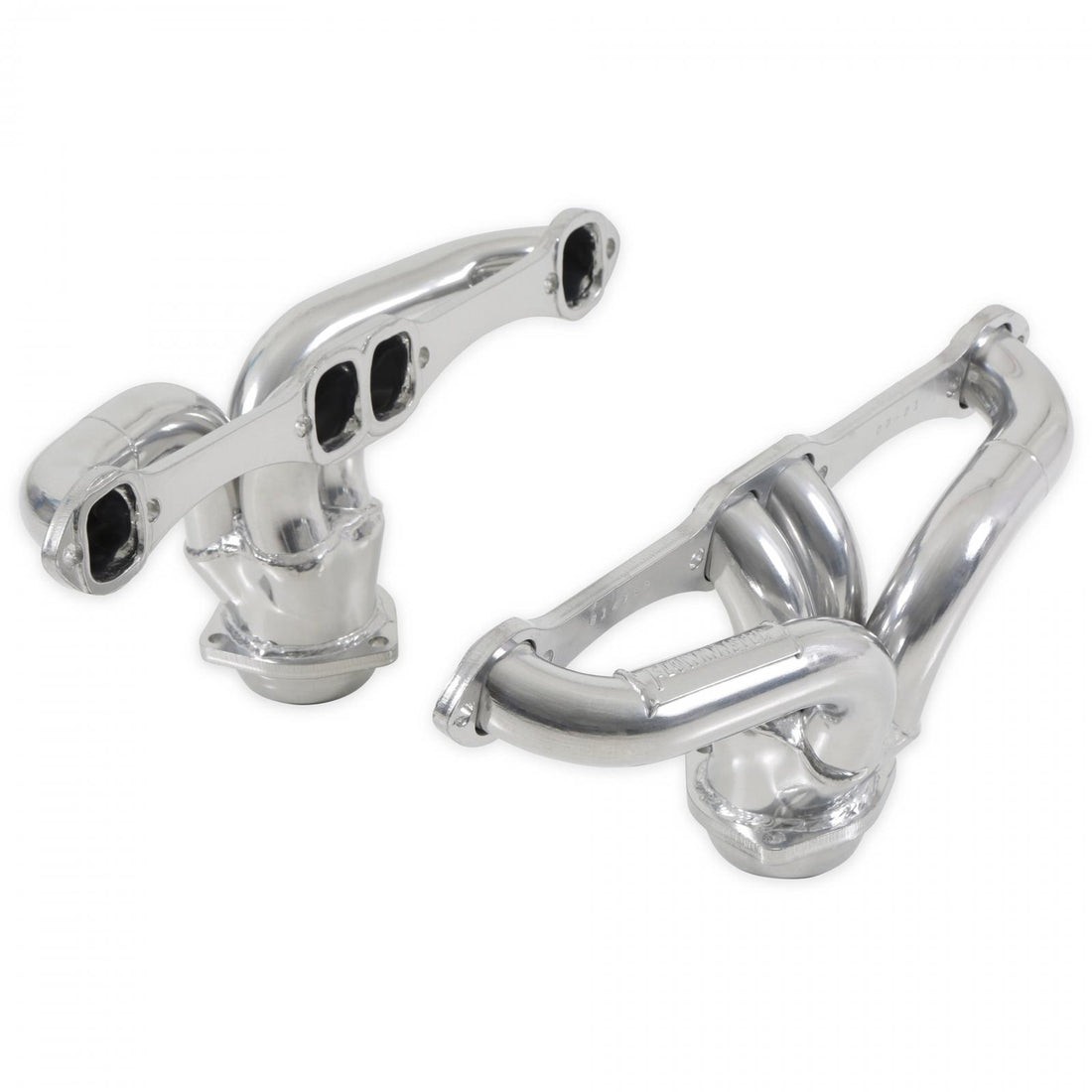 Flowmaster 814120 - Scavenger Series Elite Header Fits 1957-1974 Corvette, Universal Center Dump, 327/350, V8, Shorty Headers 1-5/8 inch Primary 16 Gauge Tubing 3/8 Inch Flange Silver Ceramic Coating Carb Eo D-698, 409S Stainless Steel Flowmaster 3