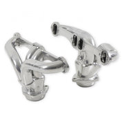 Flowmaster 814120 - Scavenger Series Elite Header Fits 1957-1974 Corvette, Universal Center Dump, 327/350, V8, Shorty Headers 1-5/8 inch Primary 16 Gauge Tubing 3/8 Inch Flange Silver Ceramic Coating Carb Eo D-698, 409S Stainless Steel Flowmaster 4