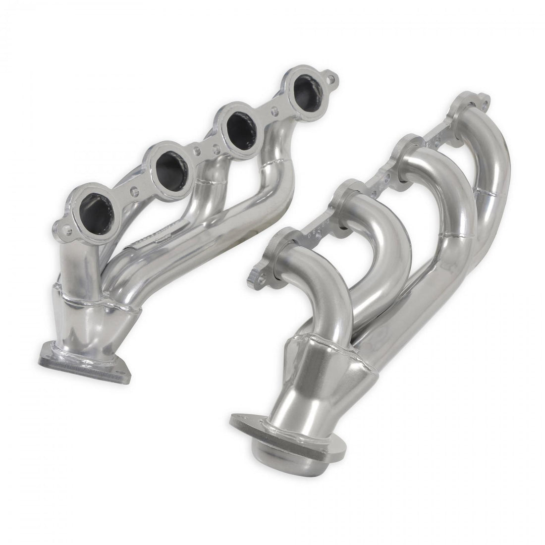 Flowmaster 814123 - Scavenger Series Elite Header Shorty Header For 2002-2013 GM Truck/Suv 4.8L/5.3L V8, 1-5/8 Inch Primary, 16 Gauge, 3/8 Inch Flange Silver Ceramic, 409S Stainless SteelFlowmaster 3
