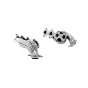 Flowmaster 814226 - Scavenger Series Elite Header Shorty Header 2004-2010 Ford, F150 5.4L V8 1-5/8 Inch Primary 16 Gauge Tubing 3/8 Inch Flange Silver Ceramic Coating 409S Stainless Steel Carb Eo D-698-18 Compliant Flowmaster 2