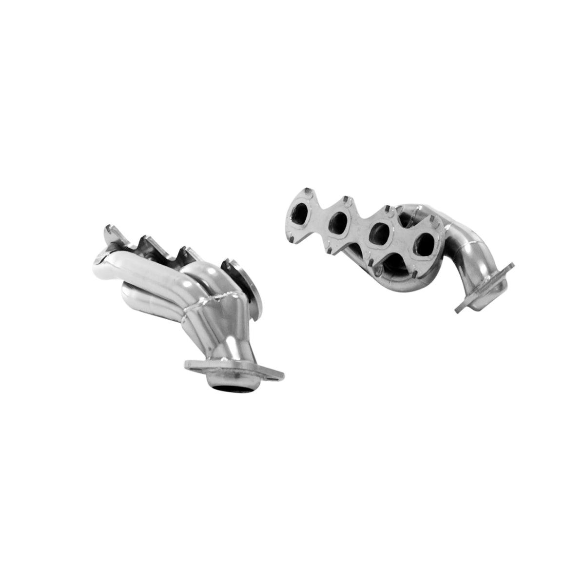 Flowmaster 814226 - Scavenger Series Elite Header Shorty Header 2004-2010 Ford, F150 5.4L V8 1-5/8 Inch Primary 16 Gauge Tubing 3/8 Inch Flange Silver Ceramic Coating 409S Stainless Steel Carb Eo D-698-18 Compliant Flowmaster 2