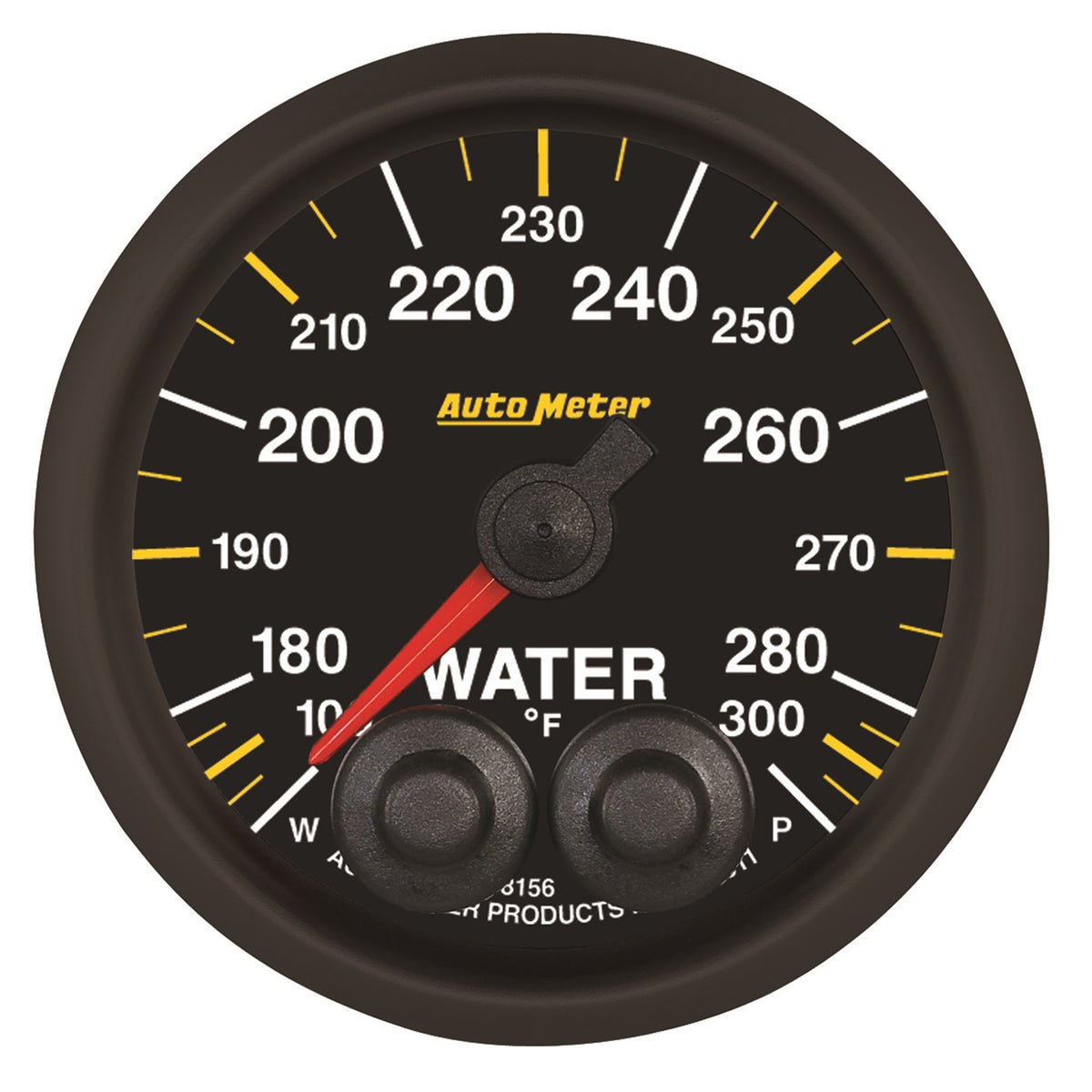AutoMeter 8156-05702 - GAUGE, WATER TEMP, 2 1/16", 100-300?F, STEPPER MOTOR W/PEAK & WARN, NASCAR CAN 1