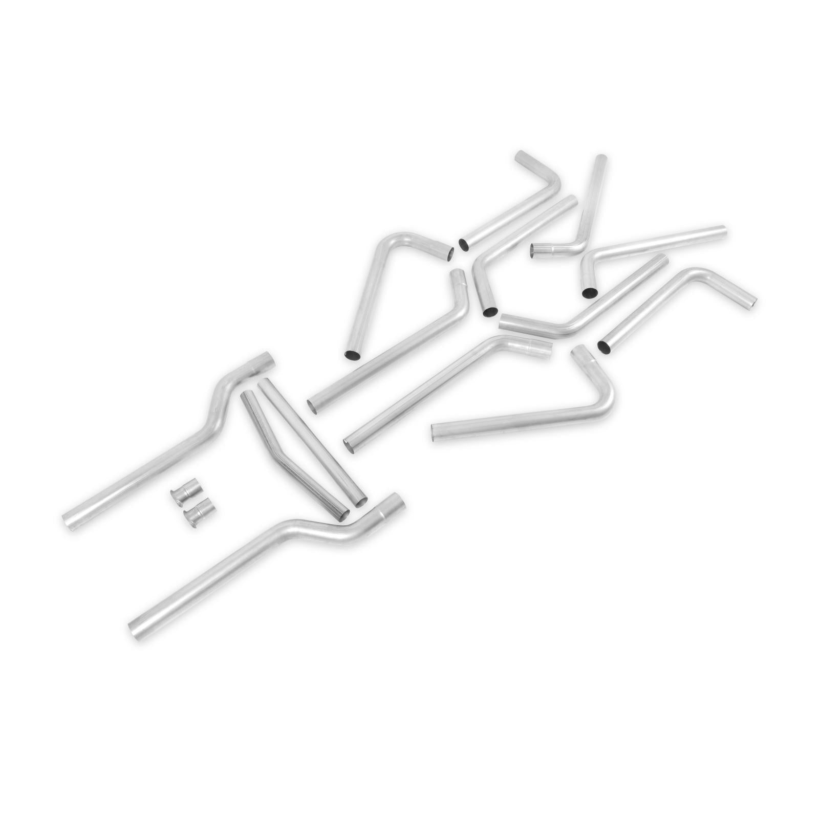 Flowmaster 815936 - U-Fit Dual Exhaust Kit 16 Pc. Universal Dual Exhaust Tubing Kit 2.50-Inch Mandrel-Bent 409 Stainless Steel Tubing Flowmaster 1