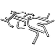 Flowmaster 815937 - U-Fit Dual Exhaust Kit 16 Pc. Universal Dual Exhaust Tubing Kit 3.00-Inch Mandrel-Bent 409 Stainless Steel Tubing Flowmaster 3