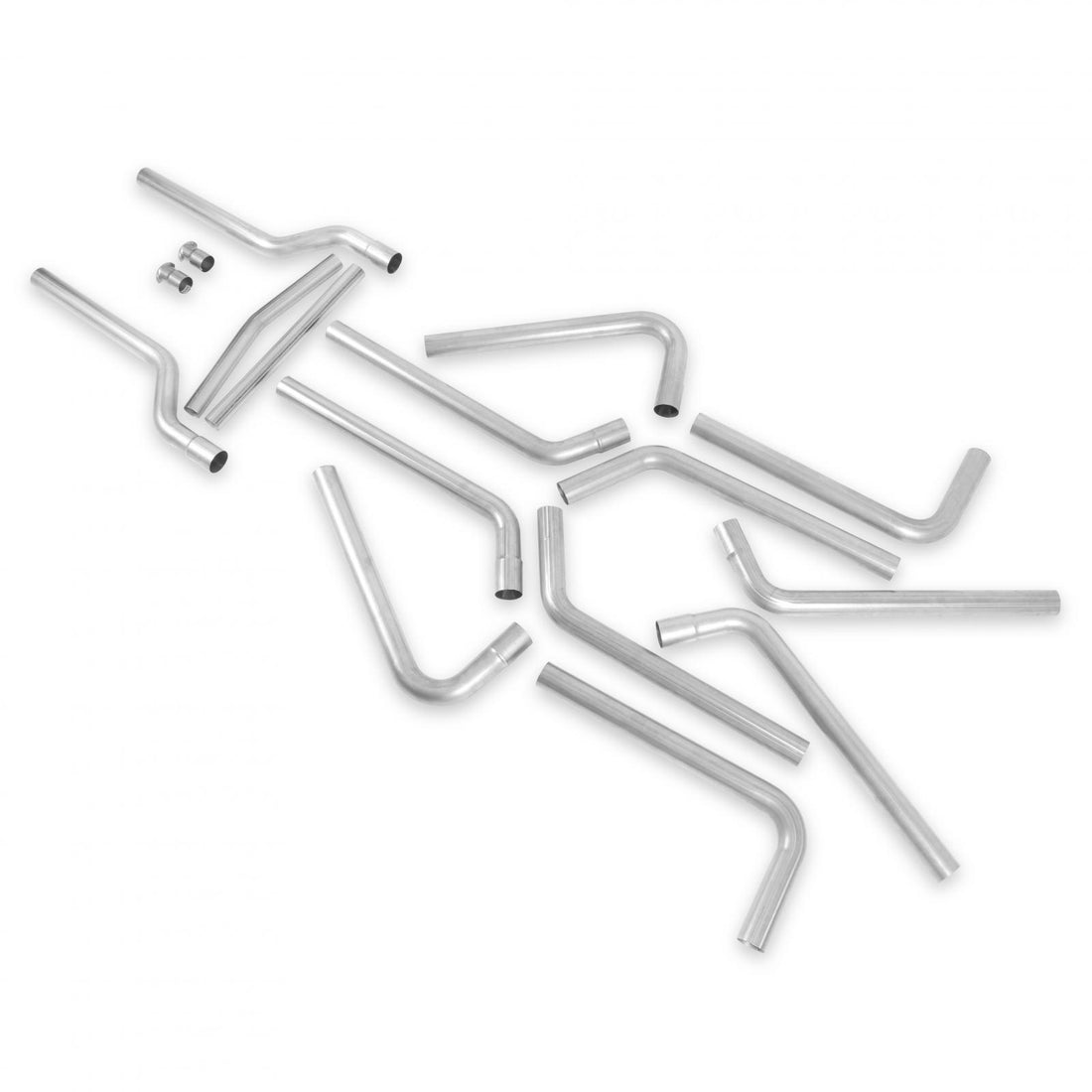 Flowmaster 815937 - U-Fit Dual Exhaust Kit 16 Pc. Universal Dual Exhaust Tubing Kit 3.00-Inch Mandrel-Bent 409 Stainless Steel Tubing Flowmaster 4