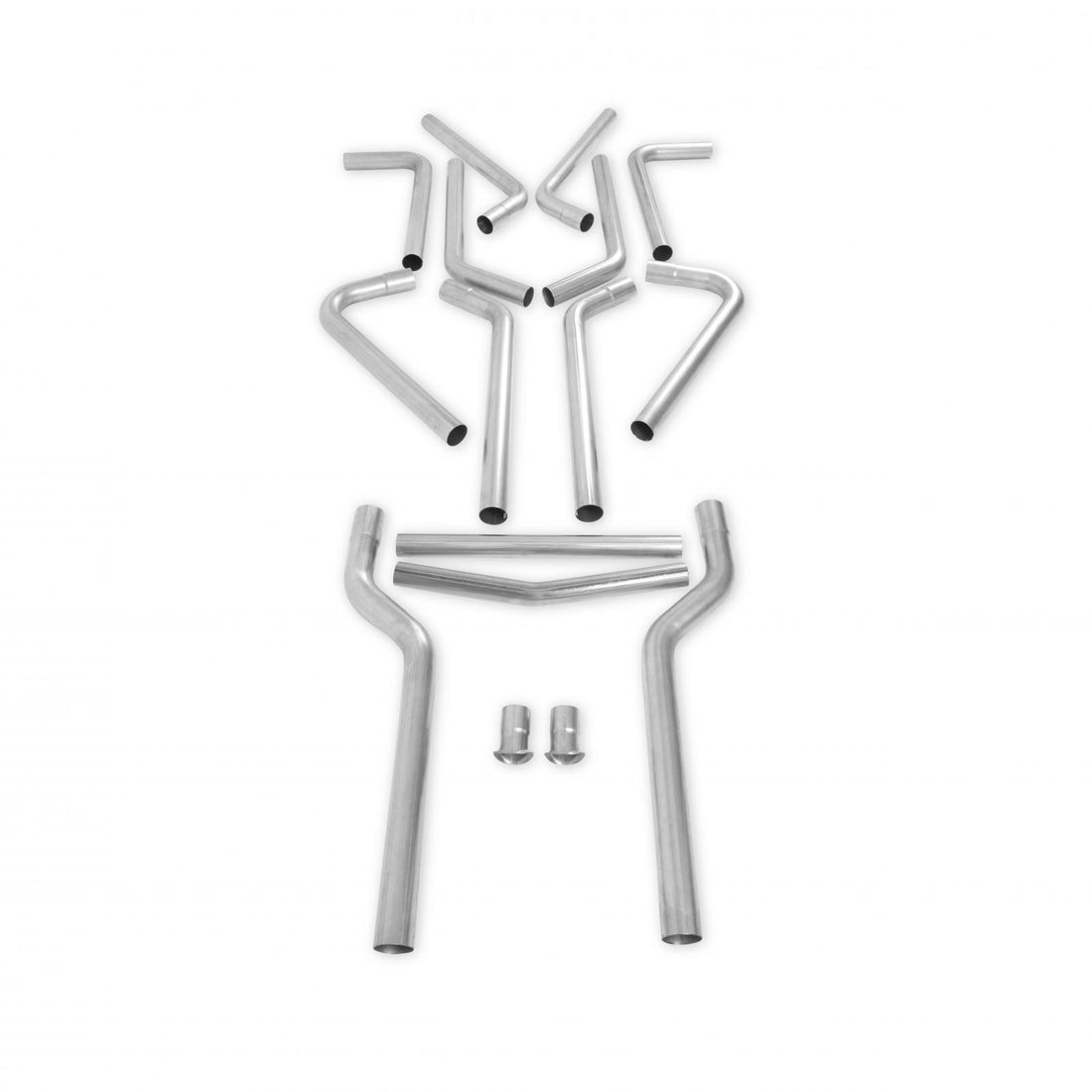 Flowmaster 815937 - U-Fit Dual Exhaust Kit 16 Pc. Universal Dual Exhaust Tubing Kit 3.00-Inch Mandrel-Bent 409 Stainless Steel Tubing Flowmaster 5