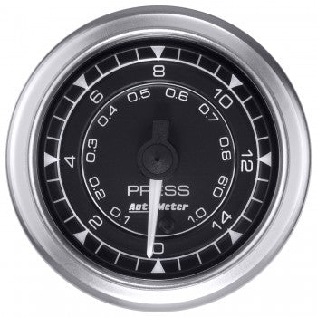 AutoMeter 8162 - GAUGE, PRESSURE, 2 1/16", 15PSI, DIGITAL STEPPER MOTOR, CHRONO 7