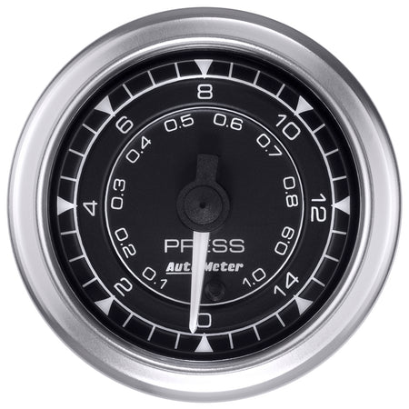 AutoMeter 8162 - GAUGE, PRESSURE, 2 1/16", 15PSI, DIGITAL STEPPER MOTOR, CHRONO 3