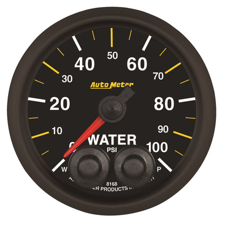AutoMeter 8168-05702 - GAUGE, WATER PRESS, 2 1/16", 100PSI, STEPPER MOTOR W/PEAK & WARN, NASCAR CAN 3