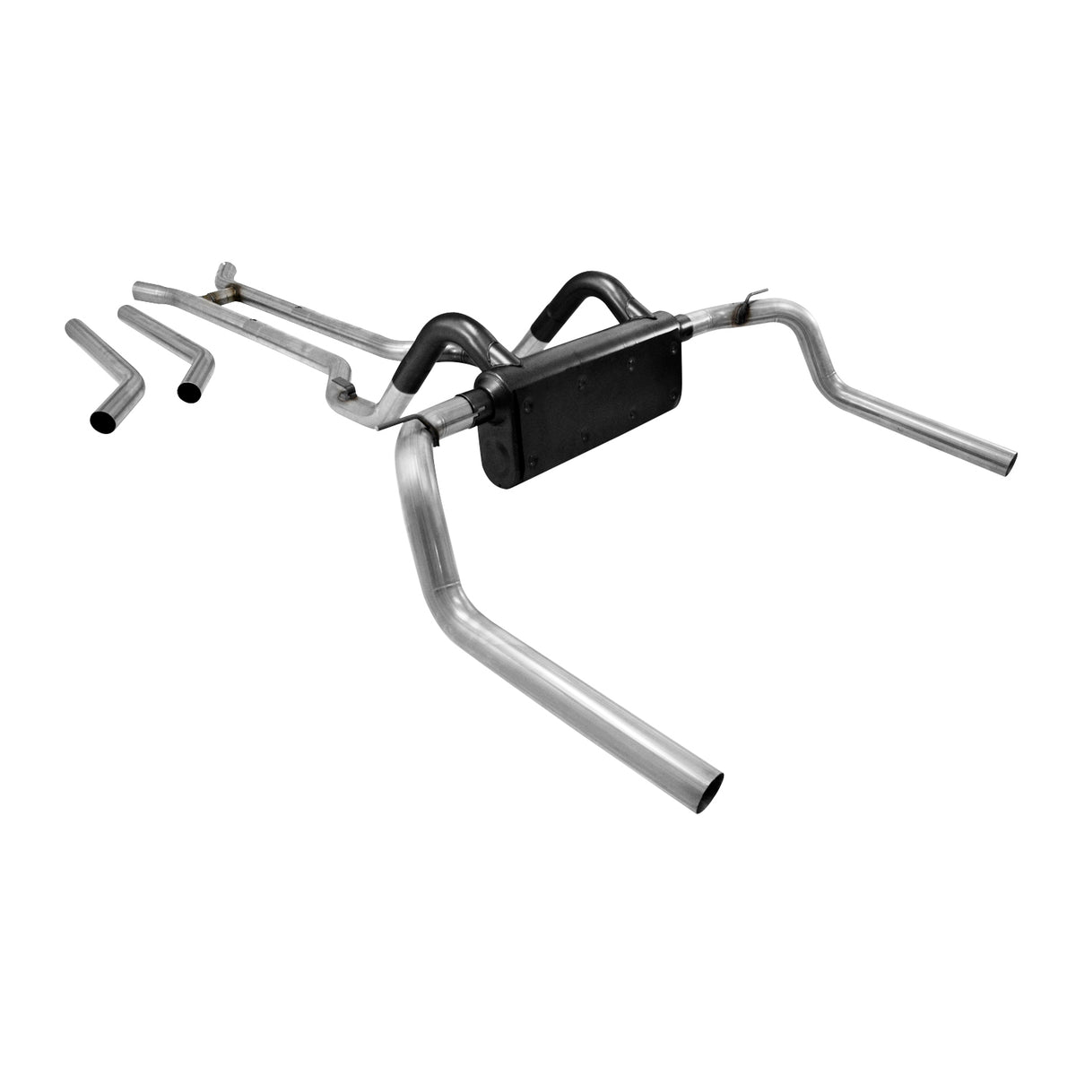 Flowmaster 817104 80 Series Crossflow crossmember-back exhaust for 1967-1974 Chevrolet/Pontiac