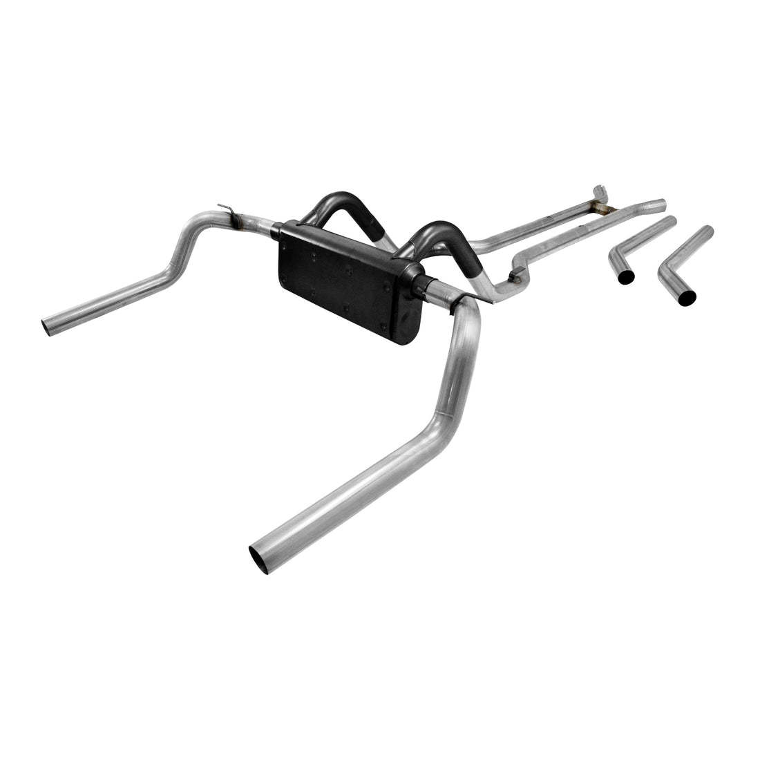Flowmaster 817104 80 Series Crossflow crossmember-back exhaust for 1967-1974 Chevrolet/Pontiac, view 2