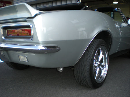 Flowmaster 817129 - American Thunder Crossmember-Back Exhaust System Fits 1967-1968 Camaro And Firebird With V8 Engine 2.50 Inch Stainless Steel Aggressive To Moderate Sound Flowmaster 1