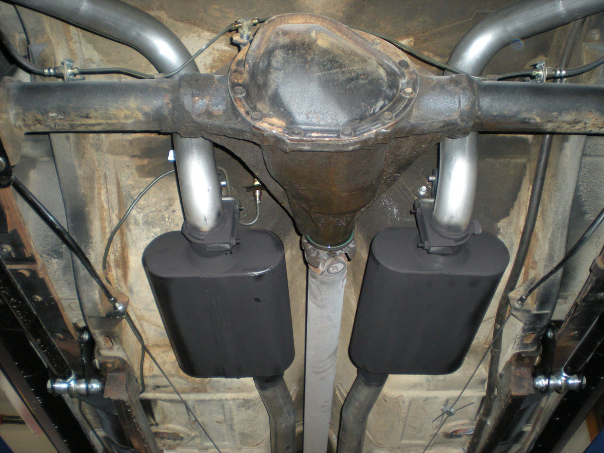 Flowmaster 817129 - American Thunder Crossmember-Back Exhaust System Fits 1967-1968 Camaro And Firebird With V8 Engine 2.50 Inch Stainless Steel Aggressive To Moderate Sound Flowmaster 4