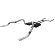 Flowmaster 817139 - American Thunder Crossmember-Back Exhaust System Fits 1969 Chevrolet Camaro & Pontiac Firebird With V8 Engine 2.50 Inch Stainless Steel Aggressive To Moderate Sound Flowmaster 1