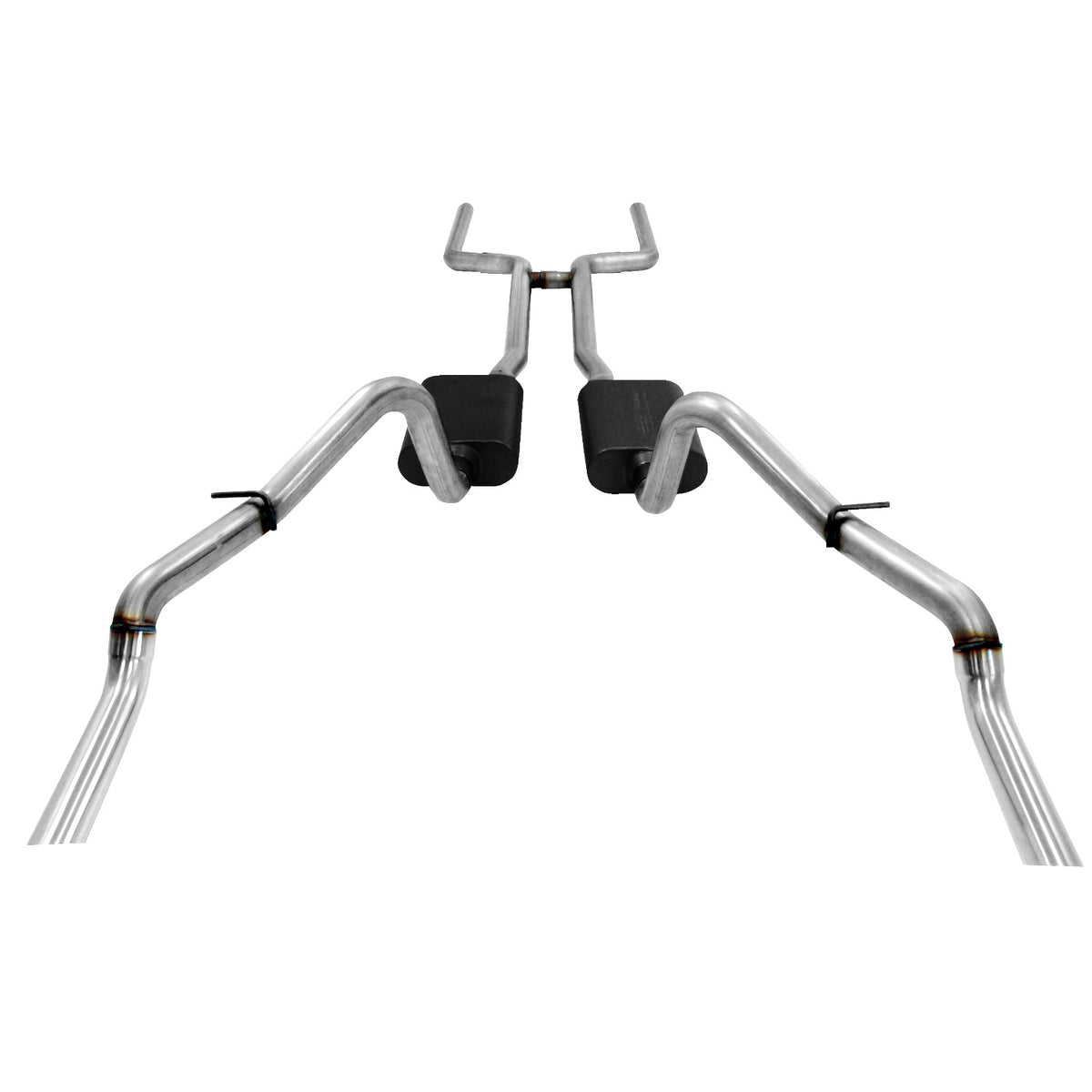 Flowmaster 817139 - American Thunder Crossmember-Back Exhaust System Fits 1969 Chevrolet Camaro & Pontiac Firebird With V8 Engine 2.50 Inch Stainless Steel Aggressive To Moderate Sound Flowmaster 3