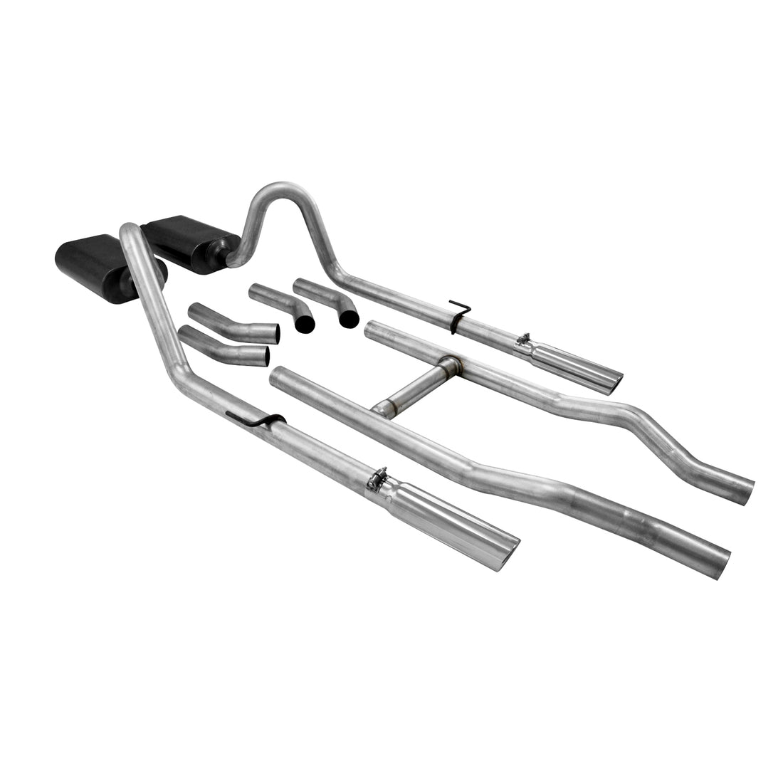 Flowmaster 817174 American Thunder Crossmember-Back Exhaust System Aggressive To Moderate Sound