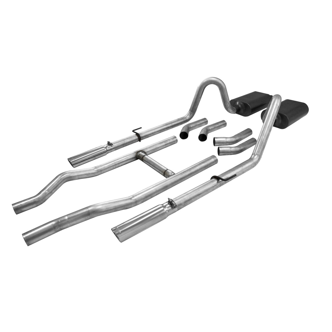 Flowmaster 817174 American Thunder Crossmember-Back Exhaust System Aggressive To Moderate Sound