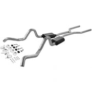 Flowmaster 817202 - American Thunder Crossmember-Back Exhaust System Fits 1964-1967 GM A-Body 3.00-Inch Stainless Steel System With V8 Engine Aggressive Sound Flowmaster 1