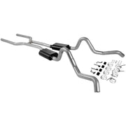 Flowmaster 817202 - American Thunder Crossmember-Back Exhaust System Fits 1964-1967 GM A-Body 3.00-Inch Stainless Steel System With V8 Engine Aggressive Sound Flowmaster 2