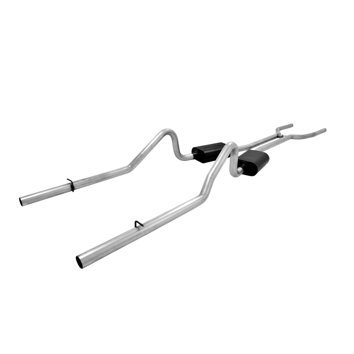 Flowmaster 817390 - American Thunder Crossmember-Back Exhaust System 1968-1970 Mopar B-Bodies With V8 Engine, 2.5 Inch Stainless Steel Aggressive To Moderate Sound Flowmaster 5